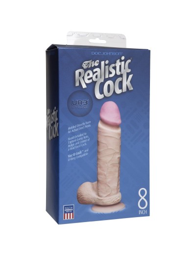 Ультрареалистичный фаллоимитатор The Realistic Cock ULTRASKYN 8” - 20,57 см.