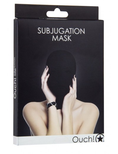Закрытая черная маска на лицо Subjugation