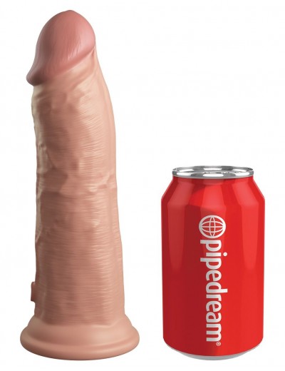 Телесный фаллоимитатор 8  Silicone Dual Density Cock - 22,8 см.