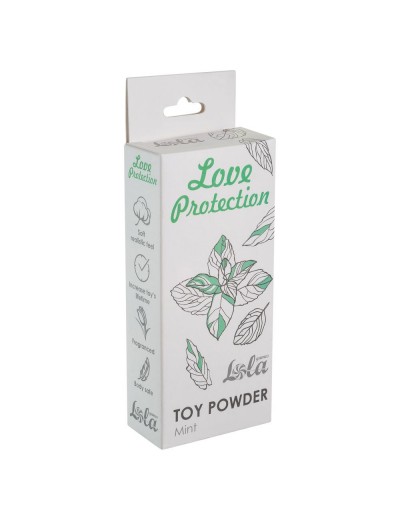 Пудра для игрушек Love Protection с ароматом мяты - 15 гр.