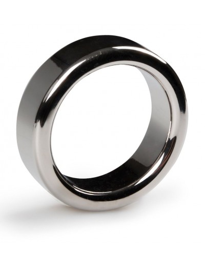 Серебристое эрекционное кольцо Sinner Metal Cockring Size L