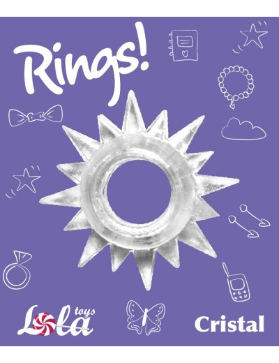 Прозрачное эрекционное кольцо Rings Cristal