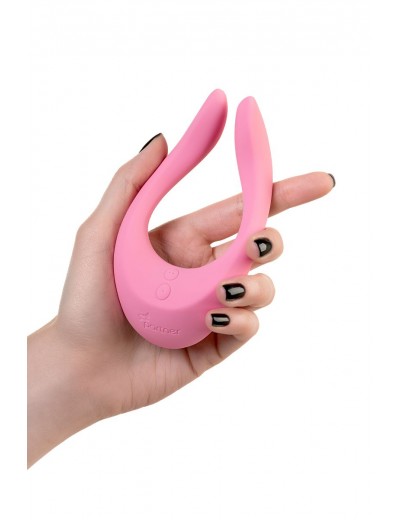 Розовый многофункциональный стимулятор для пар Satisfyer Endless Joy