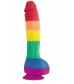 Радужный фаллоимитатор Pride Edition 8 Dildo - 25,4 см.