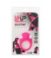 Розовое эрекционное кольцо LIT-UP SILICONE STIMU RING 6