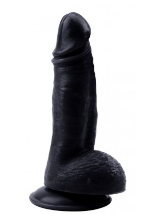 Черный фаллоимитатор Mighty Ravage Penis - 20 см.