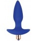 Синяя коническая анальная пробка Sweet Toys - 10,5 см.