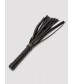 Черная кожаная плеть Bound to You Faux Leather Small Flogger - 29,2 см.