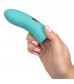 Бирюзовая вибронасадка на палец Marvelous Tickler - 10,25 см.