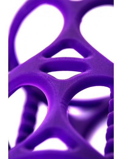 Фиолетовая насадка-сетка на член