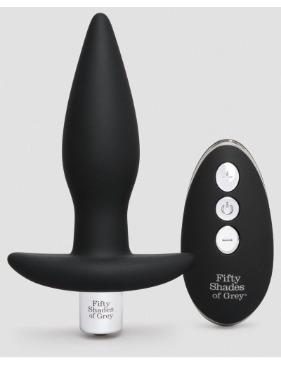 Черная вибровтулка Relentless Vibrations Remote Control Butt Plug - 11,4 см.