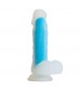 Голубой фаллоимитатор-реалистик So Divine Blue Mamba Dildo - 19 см.