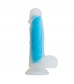 Голубой фаллоимитатор-реалистик So Divine Blue Mamba Dildo - 19 см.