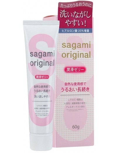 Гель-смазка на водной основе Sagami Original Gel - 60 гр.