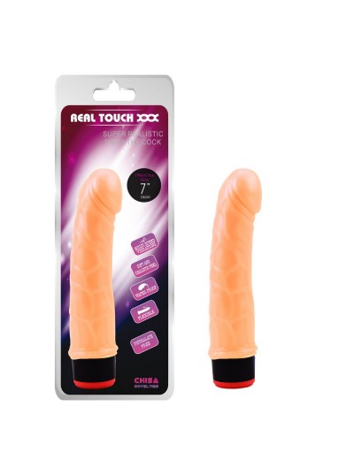 Телесный вибратор-реалистик 7” Vibe Cock - 18 см.