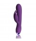 Фиолетовый вибратор-кролик Flutter Rabbit - 18,2 см.