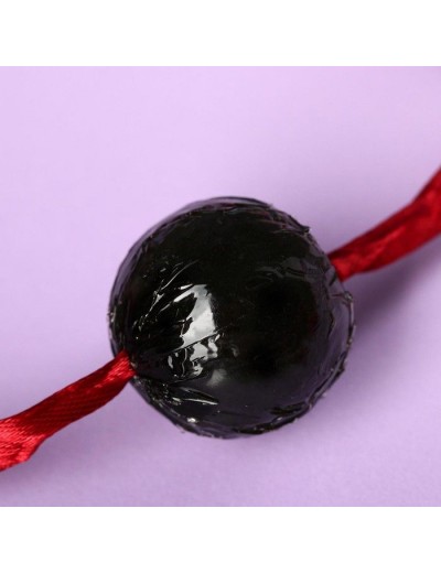 Леденец-кляп «Молчание-знак согласия» со вкусом чёрной смородины - 30 гр.