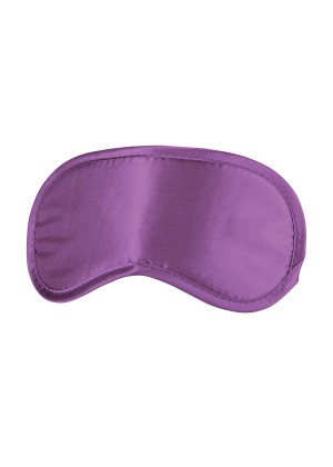 Фиолетовая плотная маска для сна и любовных игр