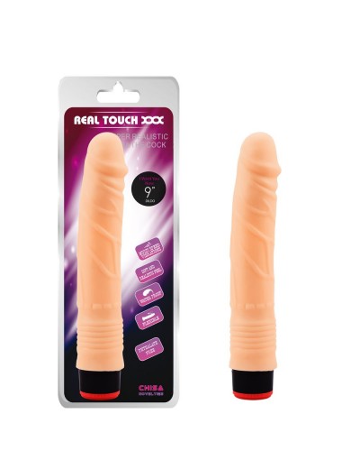 Телесный вибратор-реалистик 9” Vibe Cock - 22,5 см.