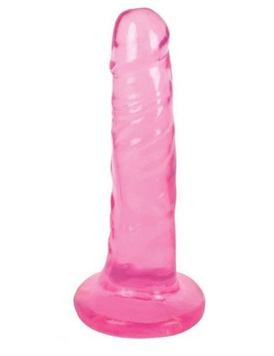 Розовый фаллоимитатор Slim Stick Dildo - 15,2 см.
