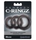 Набор из 3 граненых эрекционных колец C-Ringz Silicone Designer Stamina Set