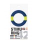 Синее эрекционное кольцо NEON STIMU RING 42MM BLUE/YELLOW