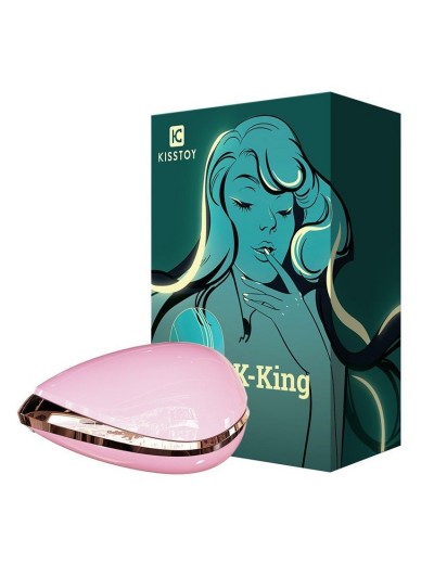 Розовый мембранный клиторальный стимулятор K-King