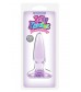 Фиолетовая анальная мини-пробка Jelly Rancher Pleasure Plug Mini - 8,1 см.