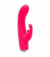 Розовый вибратор-кролик Rechargeable Mini Rabbit Vibrator - 15,2 см.