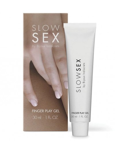 Гель для мастурбации с ароматом кокоса Slow Sex Finger Play Gel - 30 мл.