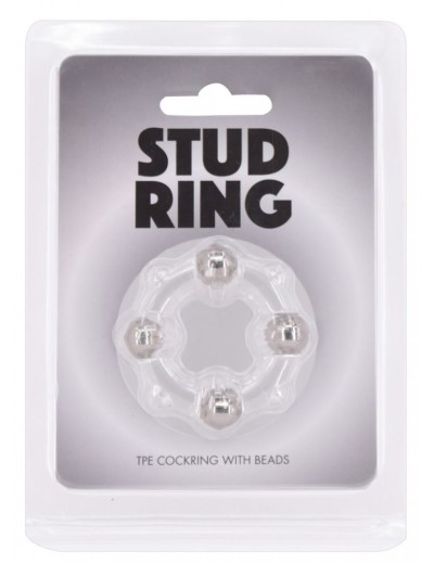 Эрекционное кольцо Stud Ring с бусинами