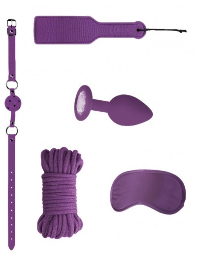 Фиолетовый игровой набор Introductory Bondage Kit №5