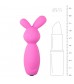 Розовый мини-вибратор Mini Bunny Vibe - 8 см.