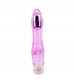 Фиолетовый вибратор Glitters Dual Probe - 21 см.