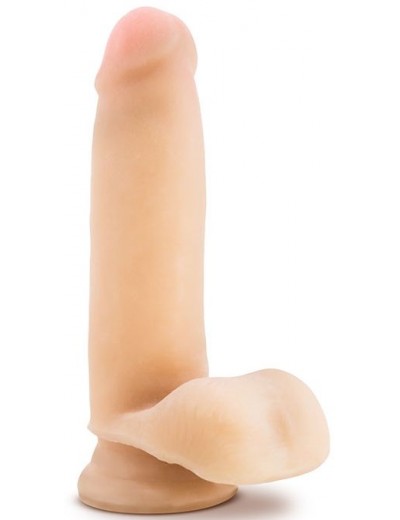 Телесный фаллоимитатор 7 inch Sensa Feel Dildo - 17,8 см.