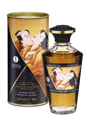Массажное интимное масло с ароматом карамели - 100 мл.