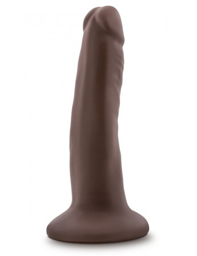 Коричневый фаллоимитатор 5.5 Inch Cock With Suction Cup - 14 см.