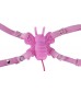 Розовая вибробабочка на регулируемых ремешках BUTTERFLY