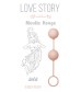 Нежно-розовые вагинальные шарики Love Story Moulin Rouge