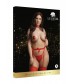 Пикантный комплект Jingle Glitter Nipple Stickers and Stockings: чулки и пэстисы