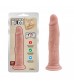 Телесный фаллоимитатор Lascivious Dildo - 21,4 см.