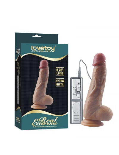 Телесный вибратор Real Extreme Extra Girth 8.25 - 20 см.