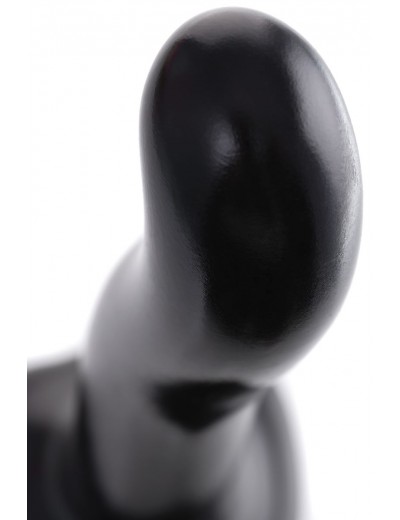 Черный стимулятор для пар P G-Spot Dildo Size L - 19 см.