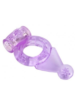 Фиолетовое виброкольцо с хвостом
