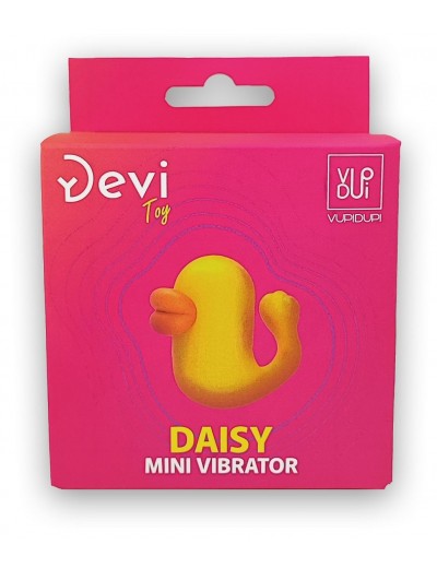 Мини-вибратор в форме уточки Mini Vibrator Daisy