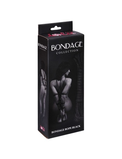 Черная веревка Bondage Collection Black - 9 м.