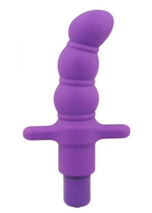 Фиолетовый мини-вибратор Frisky Flex Vibe - 11,9 см.