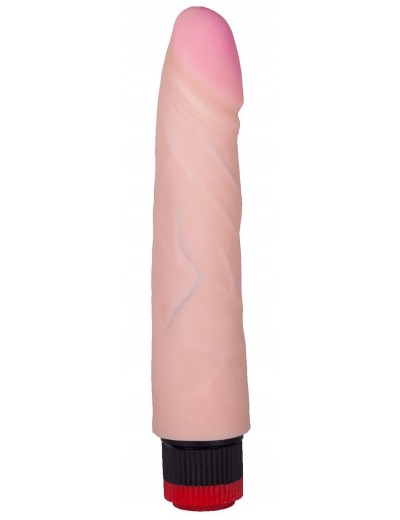 Вибратор с большой розовой головкой ART-Style №1 - 22 см.