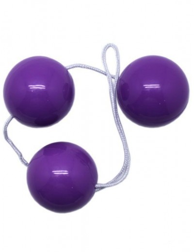 Фиолетовые тройные вагинальные шарики