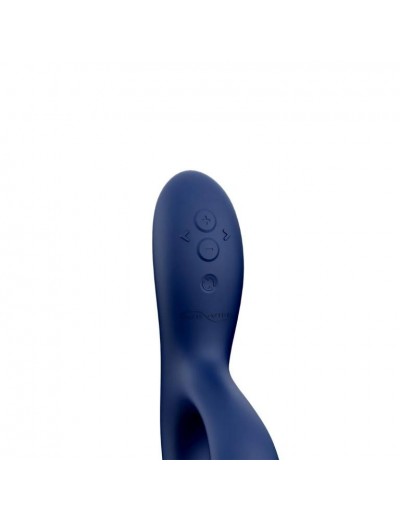 Темно-синий вибратор-кролик We-Vibe Nova 2 - 20,5 см.